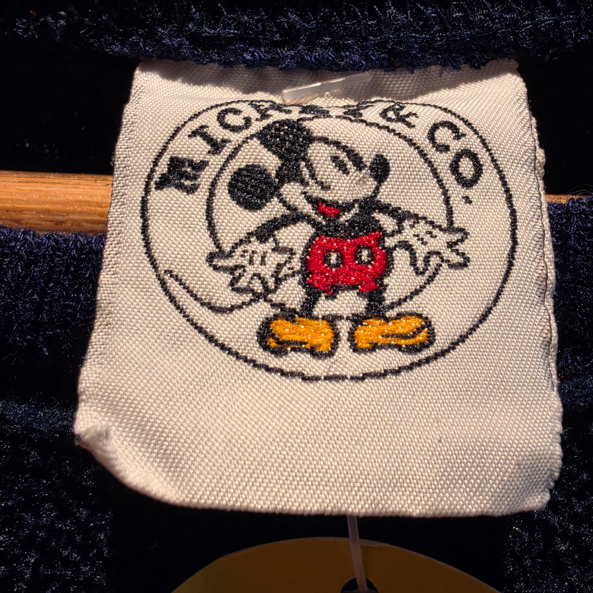 VTG 90'S Mickey Mouse Fleece Sweatshirt: Large