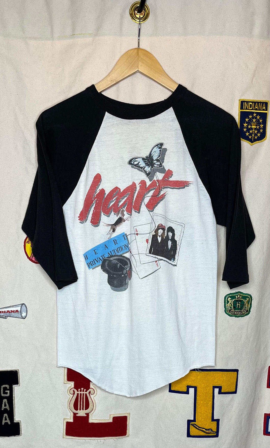 1982 Heart Private Audition Raglan T-Shirt: M