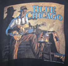 Load image into Gallery viewer, 1994 John Carroll Doyle Blue Chicago T-Shirt: XXL
