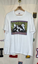 Load image into Gallery viewer, Bear Us in Mind Panda T-Shirt: XL
