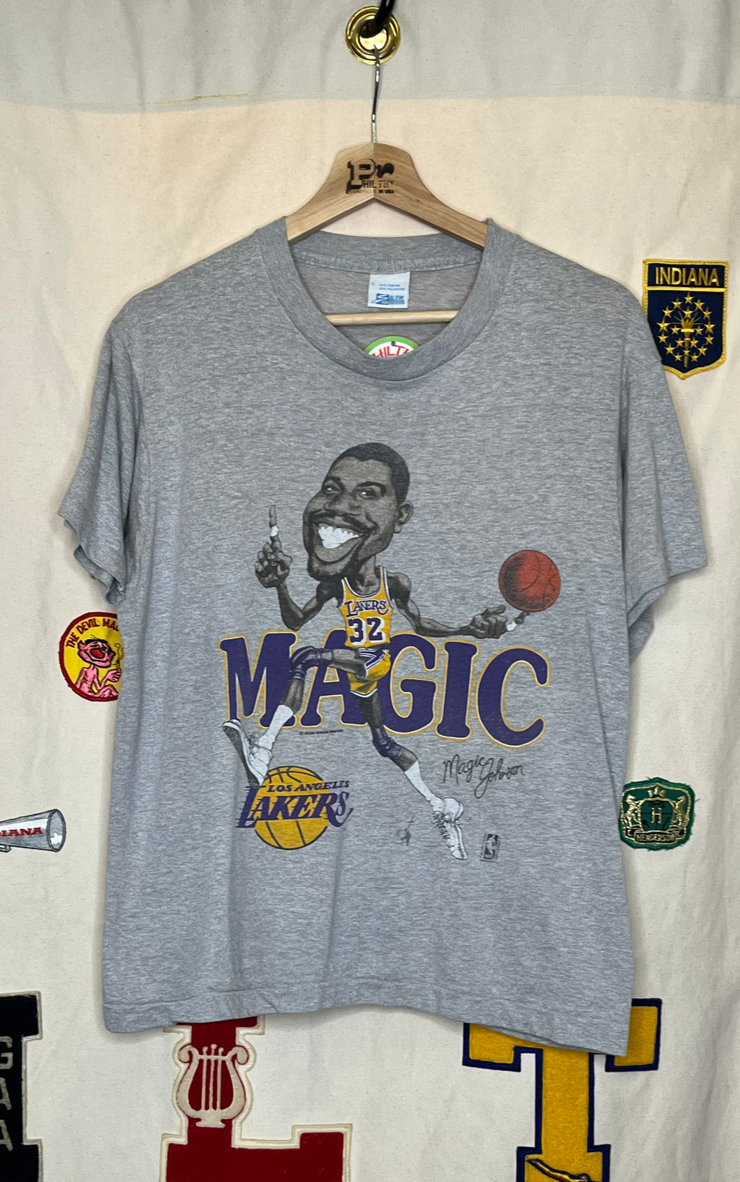 Magic Johnson Los Angeles Lakers Salem Sportswear T-Shirt: M