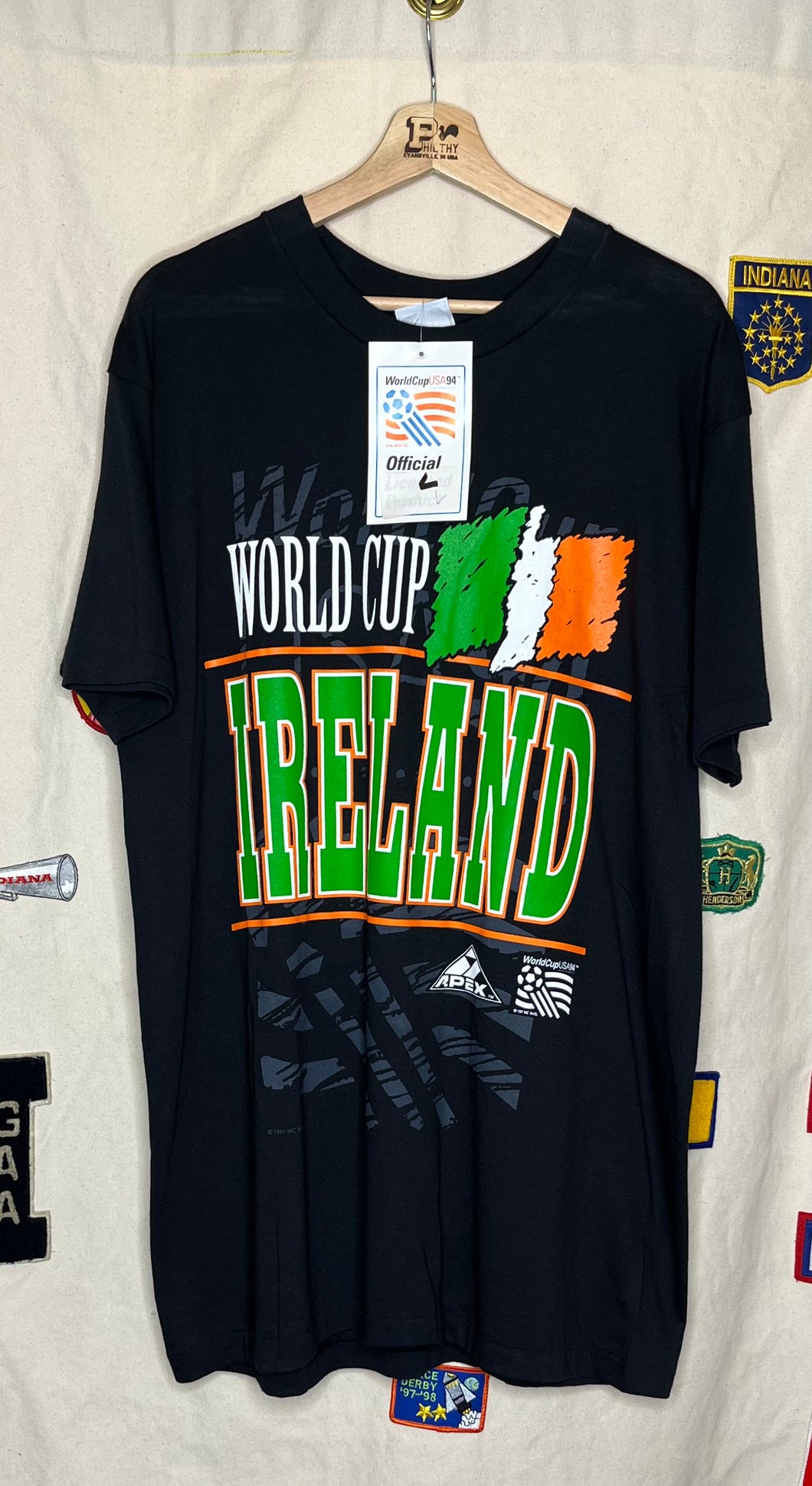 Vintage Deadstock Ireland World Cup 1994 T-Shirt: L