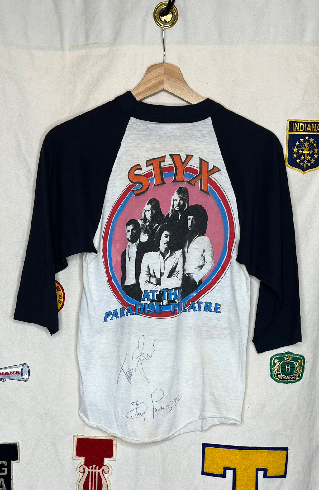 1981 Styx World Tour Raglan T-Shirt: S