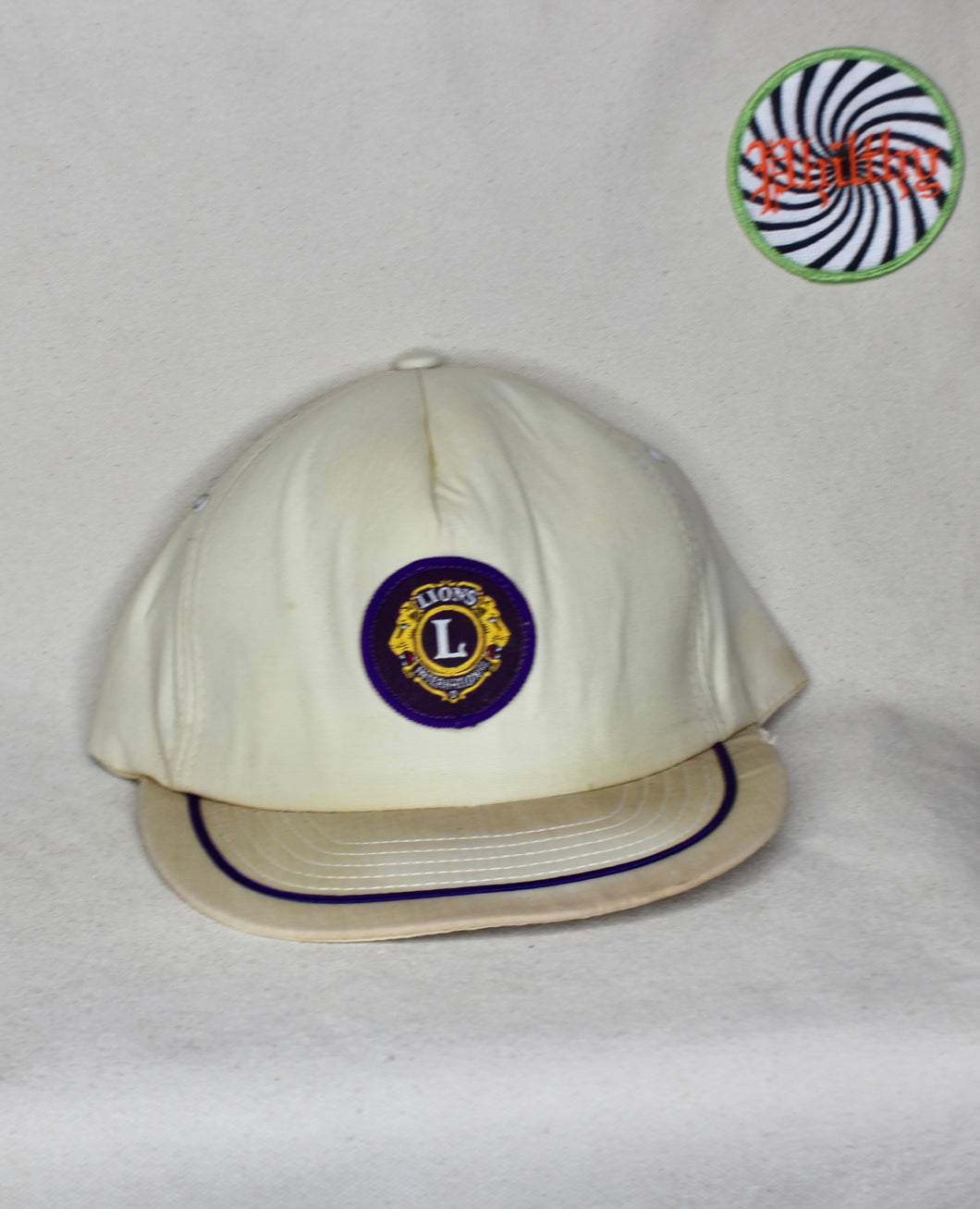 Vintage Lions Club International Patch Snapback Hat