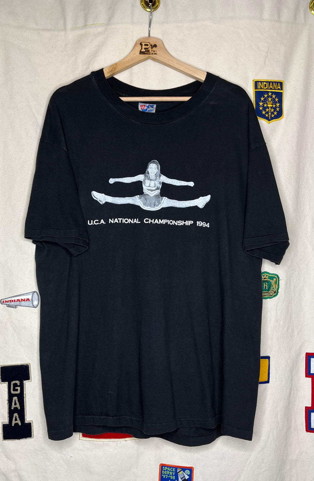 1994 No Fear Cheerleading T-Shirt: XL