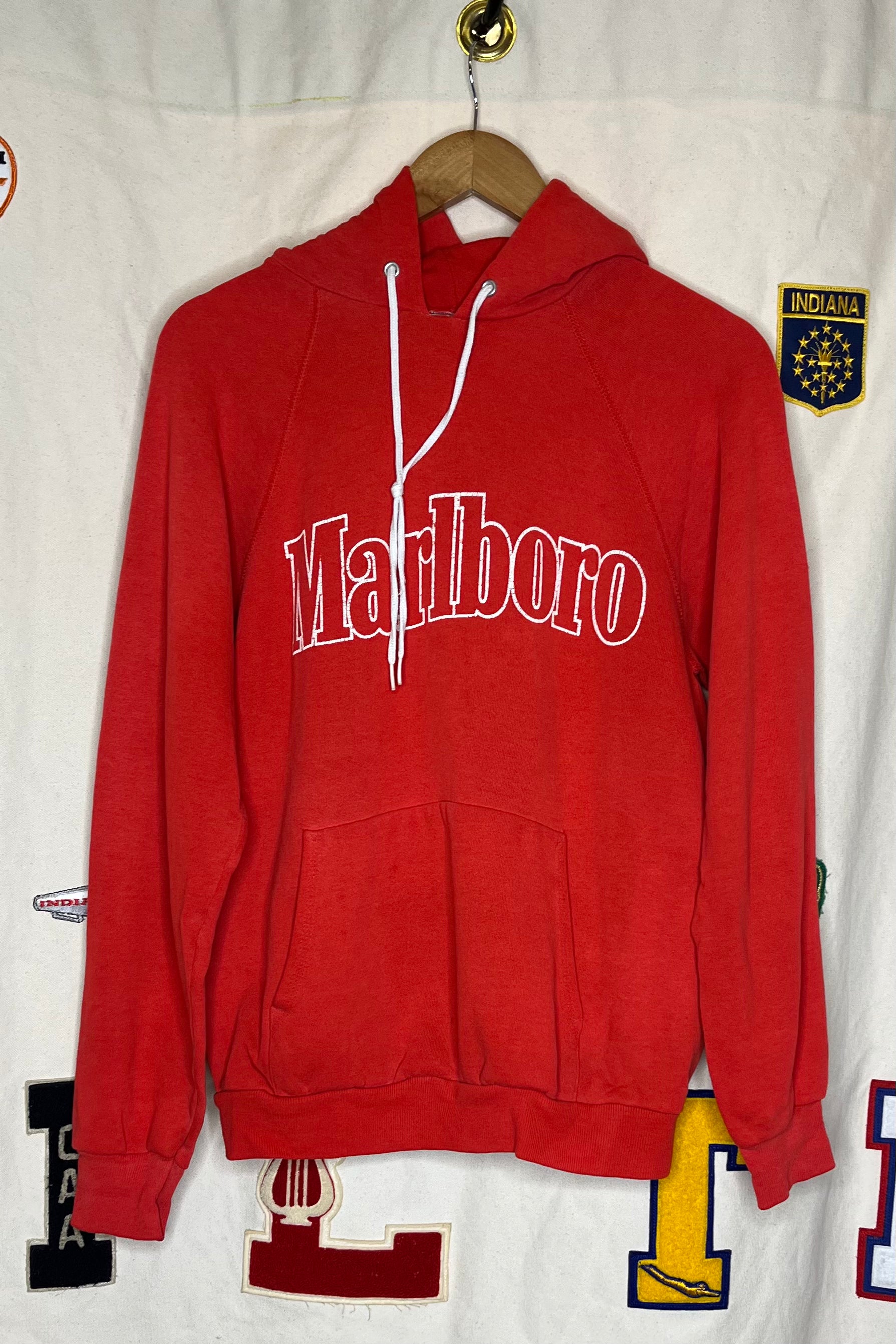 Marlboro Cigarette Red Hoodie M L Philthy Vintage Clothing