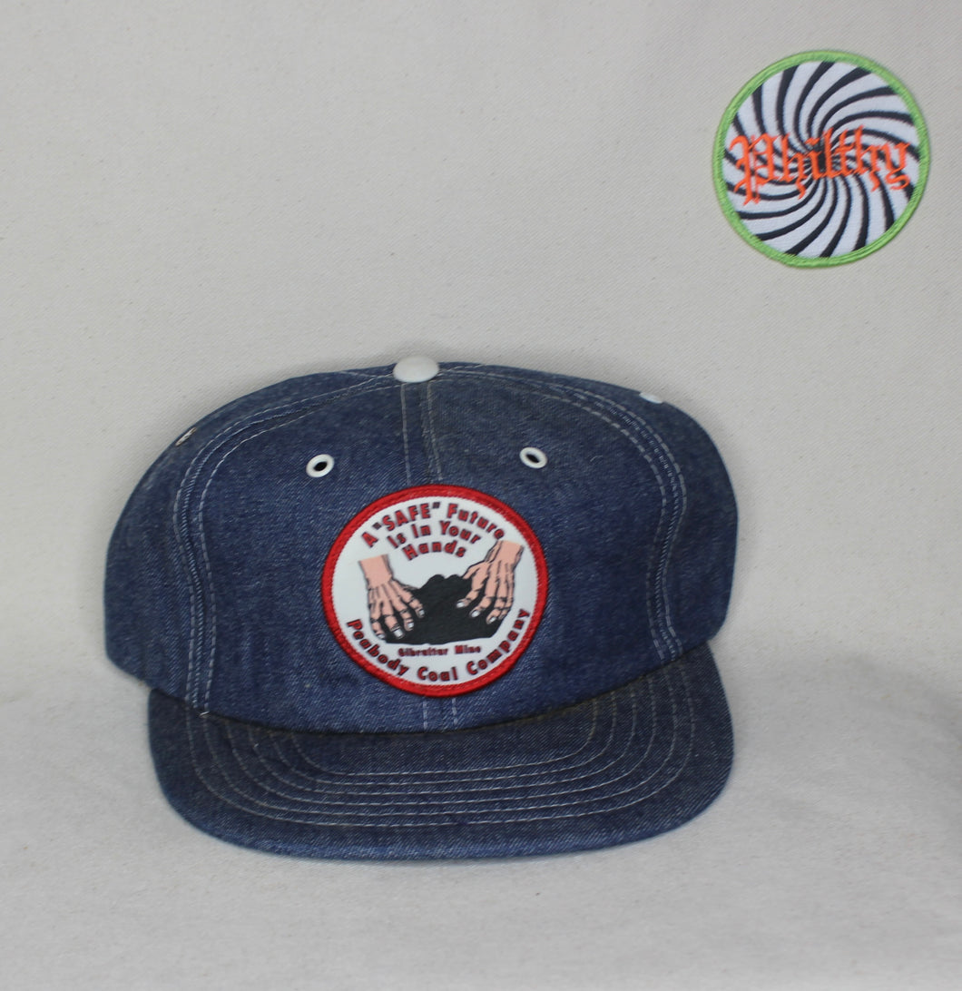 Vintage Denim Peabody Coal Gibraltar Trucker Hat