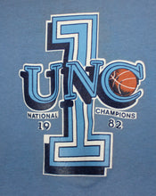 Load image into Gallery viewer, Vintage 1982 UNC Basketball National Champions Jordan T-Shirt: M
