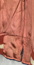 Load image into Gallery viewer, Vintage Japan Satin Suka Souvenir Bomber Jacket Pink/Blue Reversible: S

