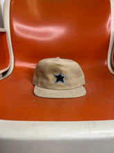 Load image into Gallery viewer, Philthy Corduroy Tan Star Embroidered Snapback Hat
