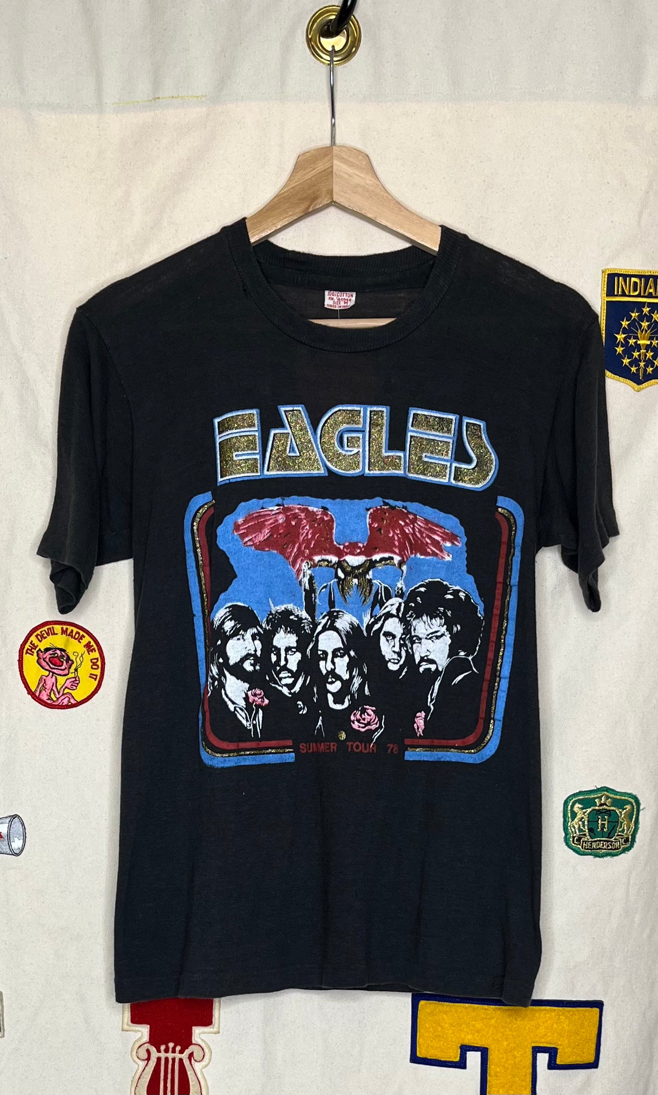 1978 Eagles Steve Miller Band Eddie Money Tour T Shirt M Philthy Vintage Clothing