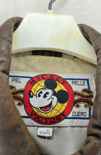 Load image into Gallery viewer, Mickey Mouse Disney Brown Fighter Pilot Jacket: L
