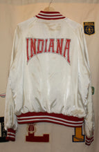 Load image into Gallery viewer, Indiana University White Satin Jacket: XL
