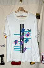 Load image into Gallery viewer, Fila Neon Flag White T-Shirt: L
