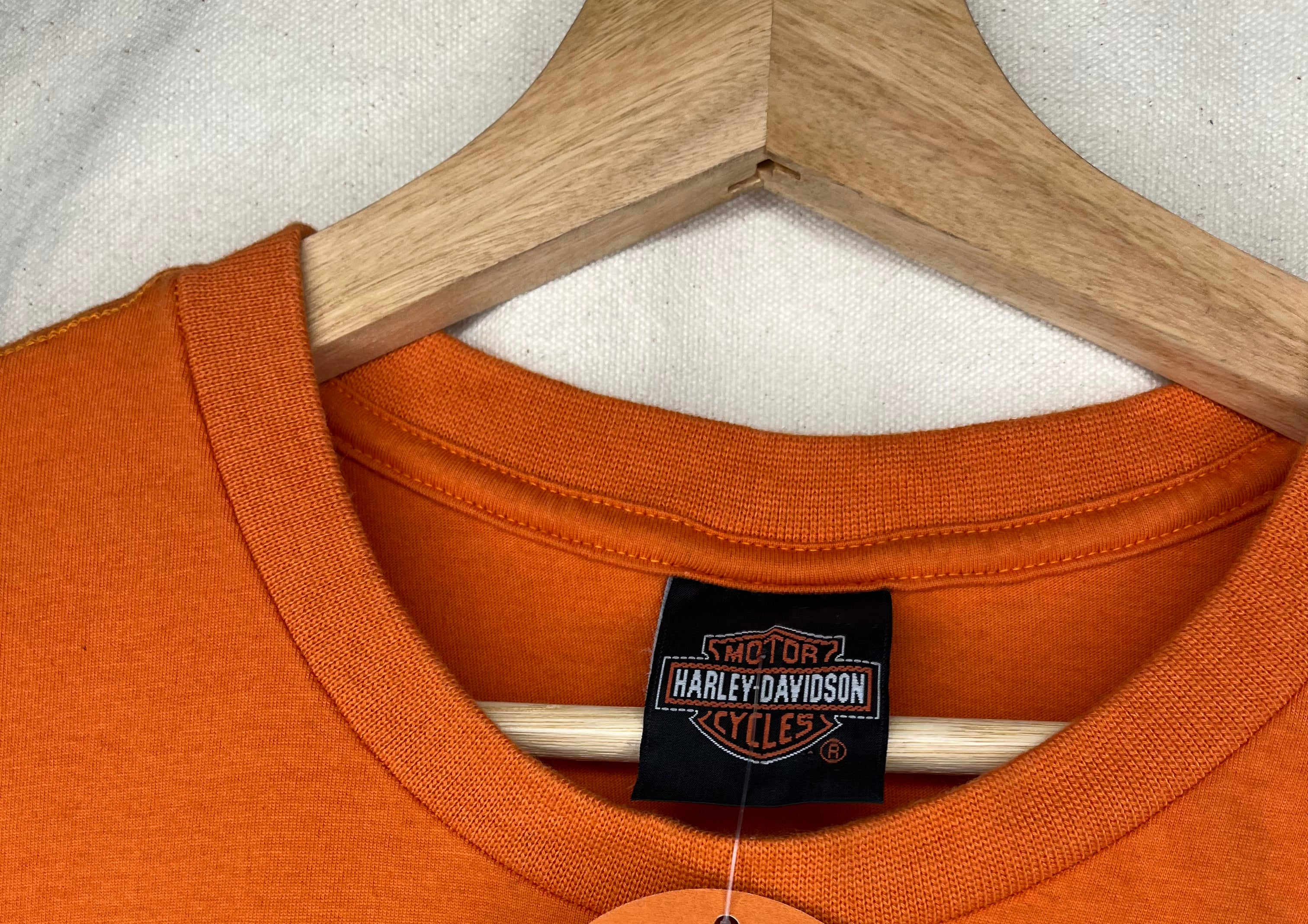 Harley-Davidson Sao Paulo Brasil Orange T-Shirt: XXL