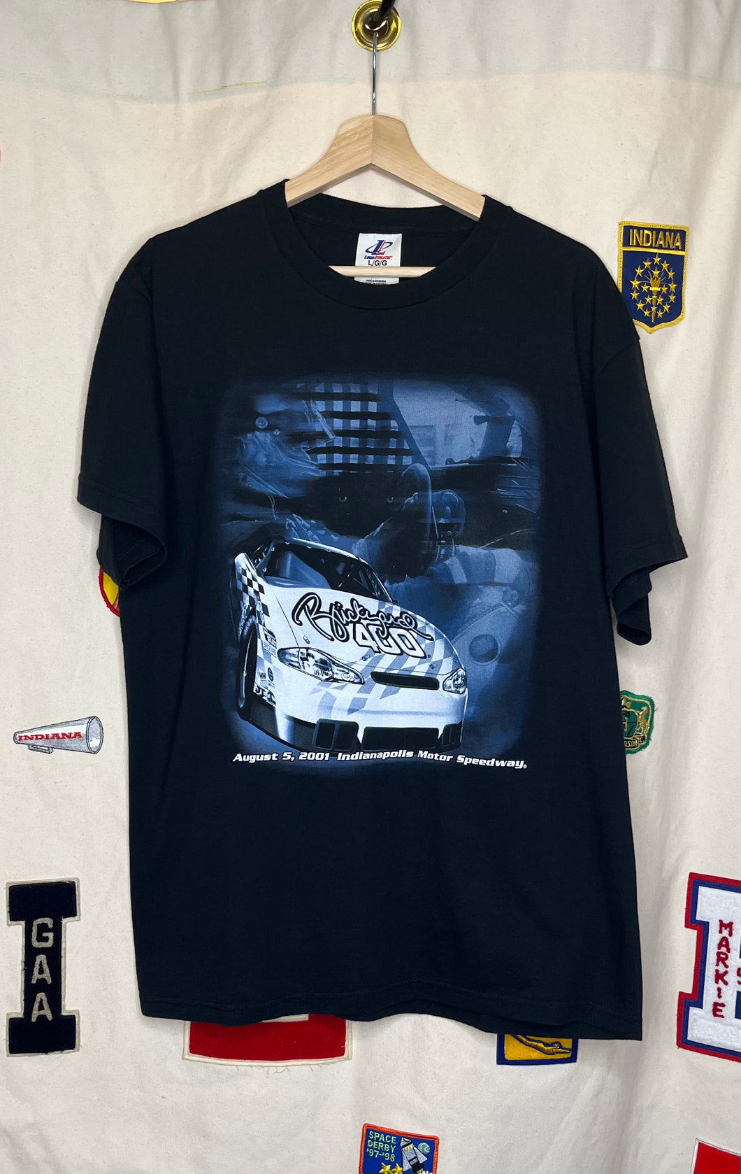 2001 Indianapolis Motor Speedway T-Shirt: L