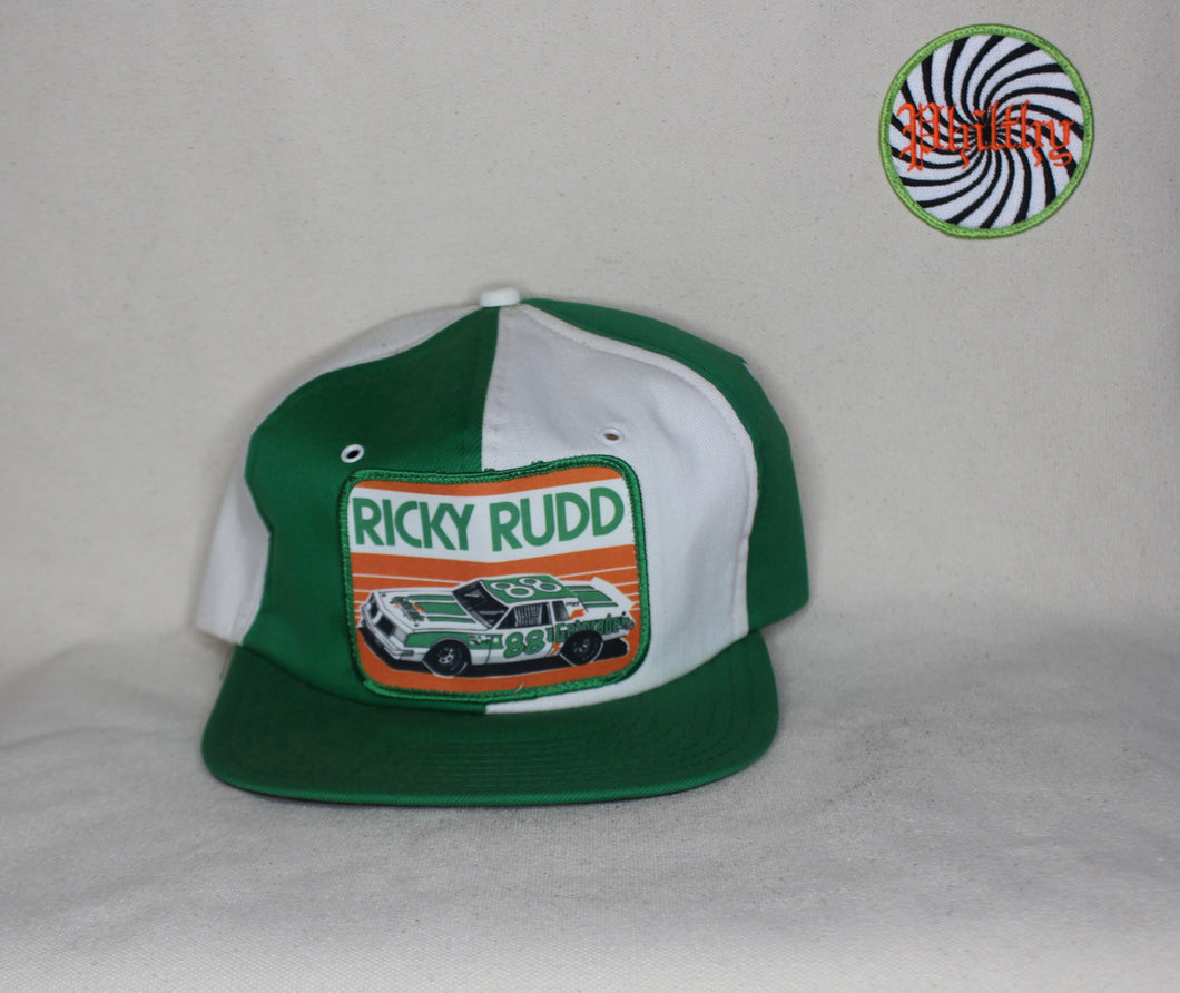 Vtg Ricky Rudd Gatorade Racing Pinwheel 88 Nascar 80's Patch Hat