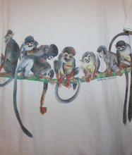 Load image into Gallery viewer, Jocelyn Slack Monkey Wrap-Around T-Shirt: L
