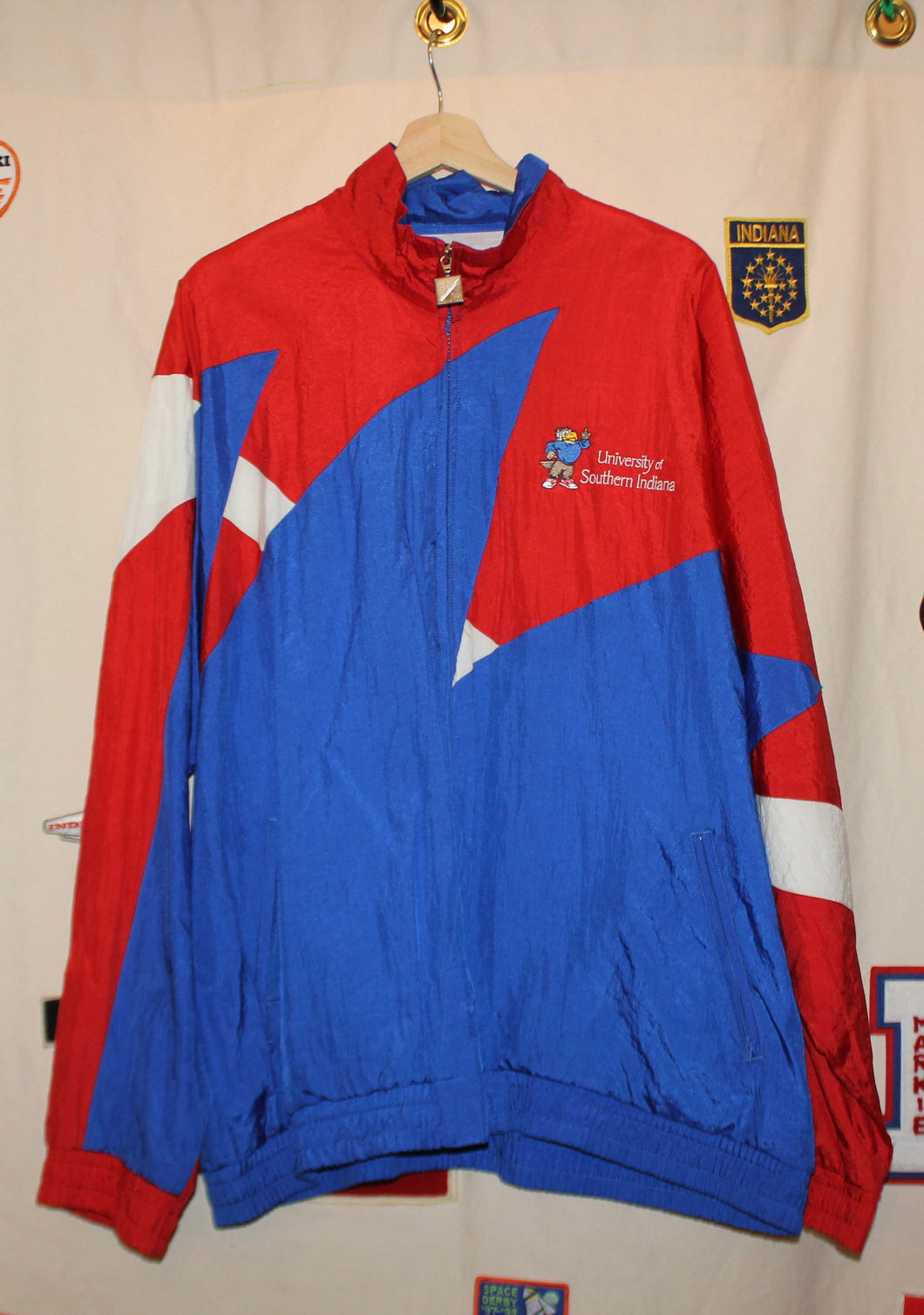 University of Southern Indiana Windbreaker Jacket: XL