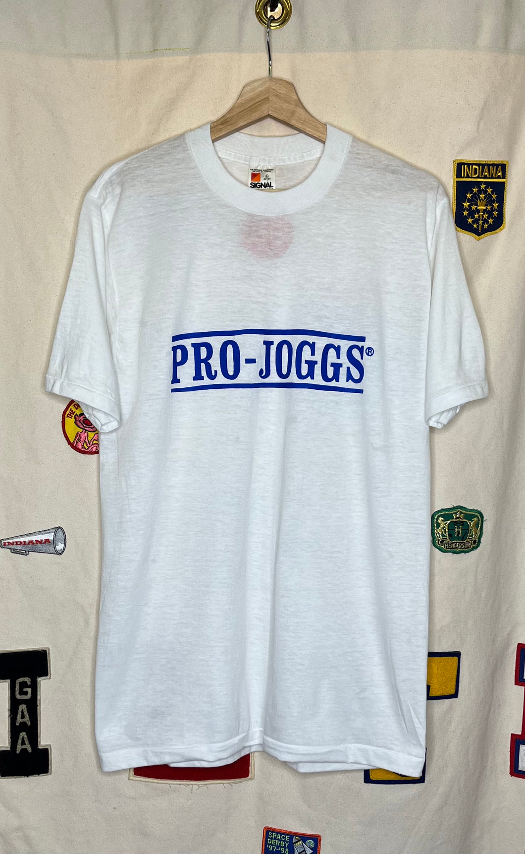 Pro-Joggs Signal Sportswear White T-Shirt: L