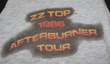 Load image into Gallery viewer, 1986 Chopped ZZ Top Afterburner Tour T-shirt: M
