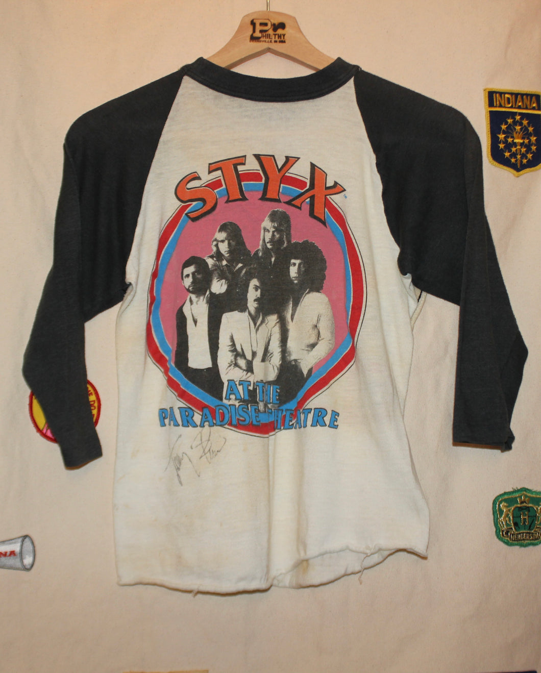 1981 Styx Tour Raglan T-Shirt: S