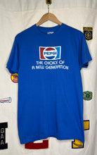 Load image into Gallery viewer, Pepsi Challenge Soda Blue T-Shirt: L
