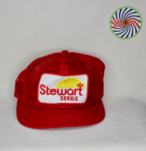 Load image into Gallery viewer, Vintage Stewart Seeds Farmer Mesh Patch Snapback Hat K Products
