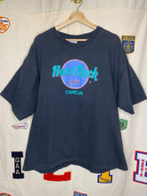 Load image into Gallery viewer, Hard Rock Cafe Cancun Neon Graphic T-Shirt: XL
