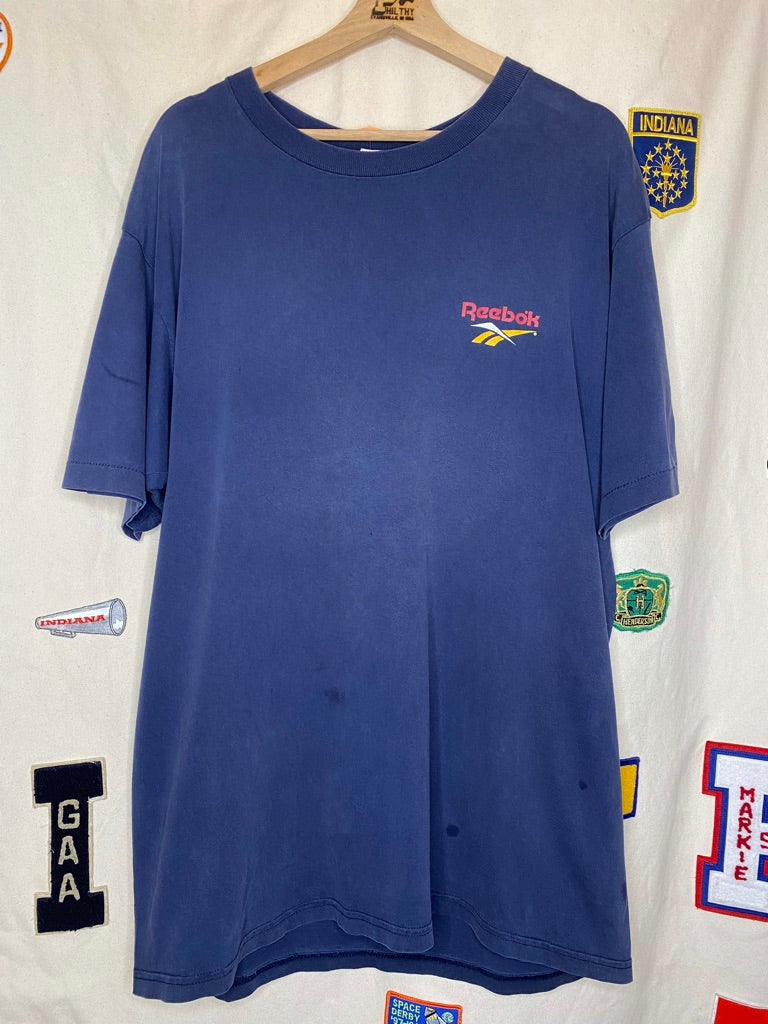 Reebok Double-Sided Navy T-Shirt: XL