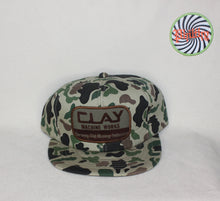 Load image into Gallery viewer, Vintage. Clay Machine Works Camouflage Snapback Hat
