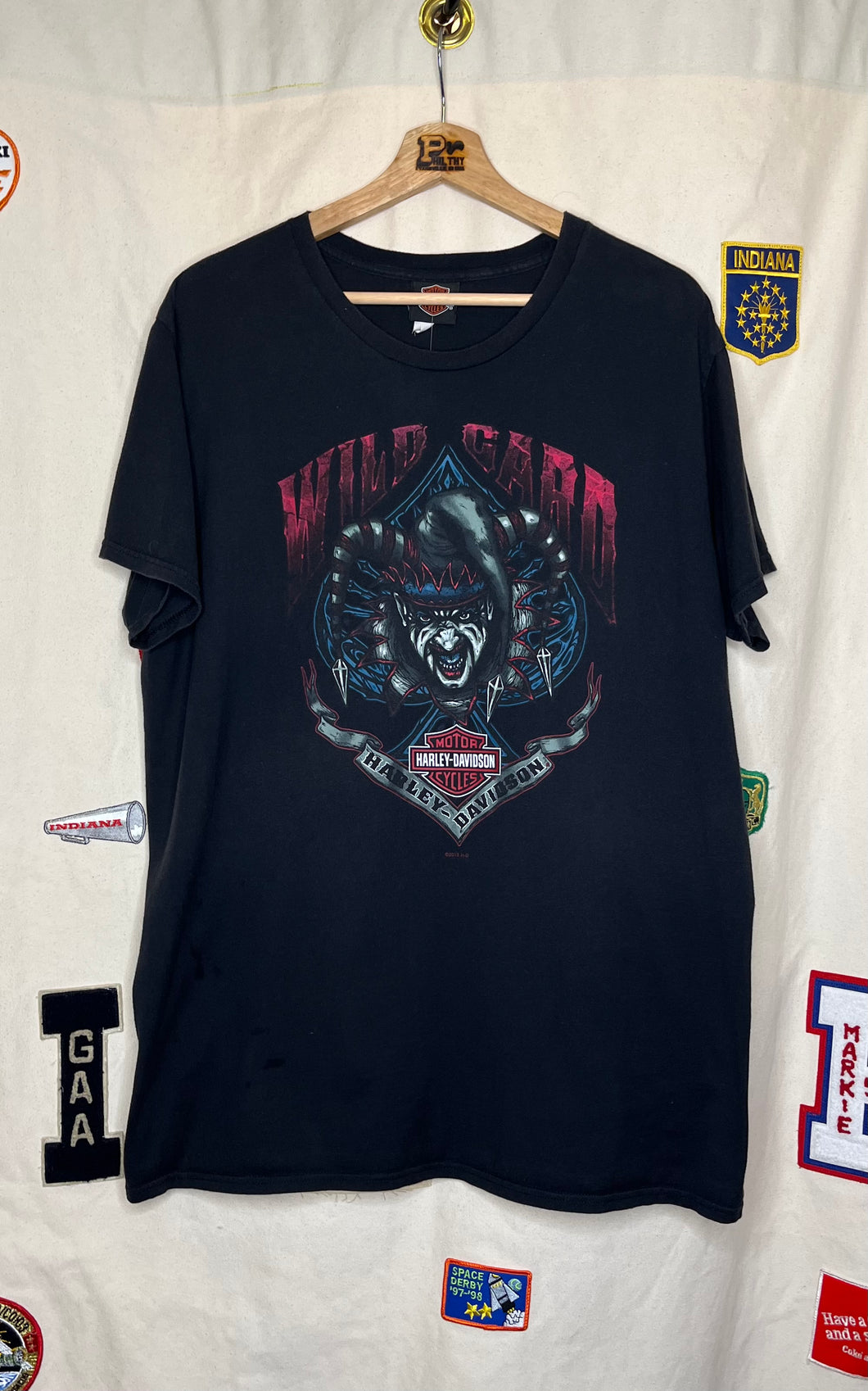 Harley-Davidson Wild Card Black T-Shirt: XL