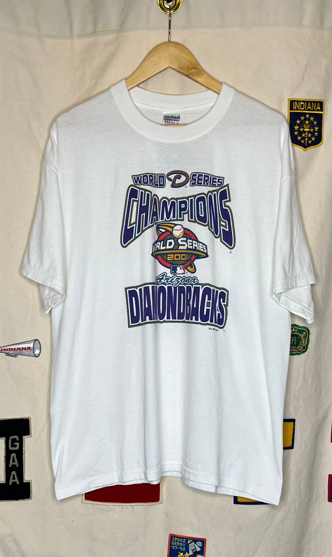 2001 Arizona Diamondbacks Championship T-Shirt: XL