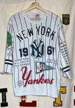 Load image into Gallery viewer, New York Yankees Long Gone AOP Raglan T-Shirt: L
