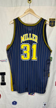 Load image into Gallery viewer, Indiana Pacers Reggie Miller Champion Pinstripe Jersey: XL
