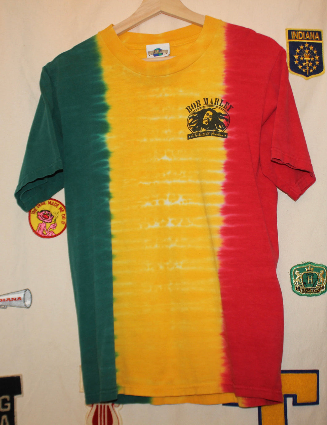 Bob Marley Tie-Dye T-Shirt: S