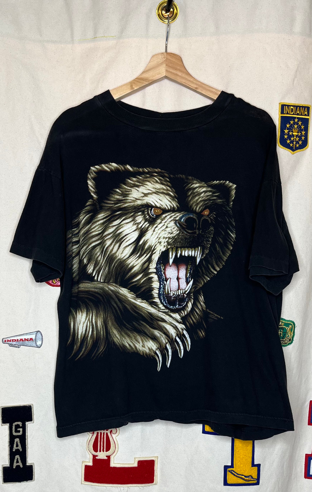 Vintage Sunrise Sportswear Grizzly Bear T-Shirt: L/XL