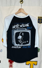 Load image into Gallery viewer, 1983 Neil Young Solo Tour Raglan T-Shirt: M
