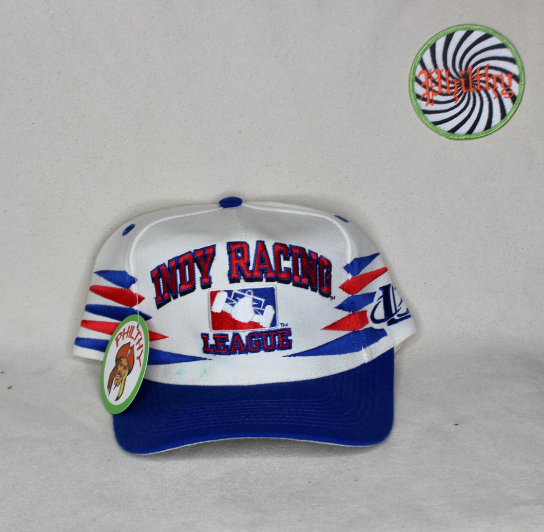 Indy Racing Logo Athletic Diamond Cut Snapback Hat