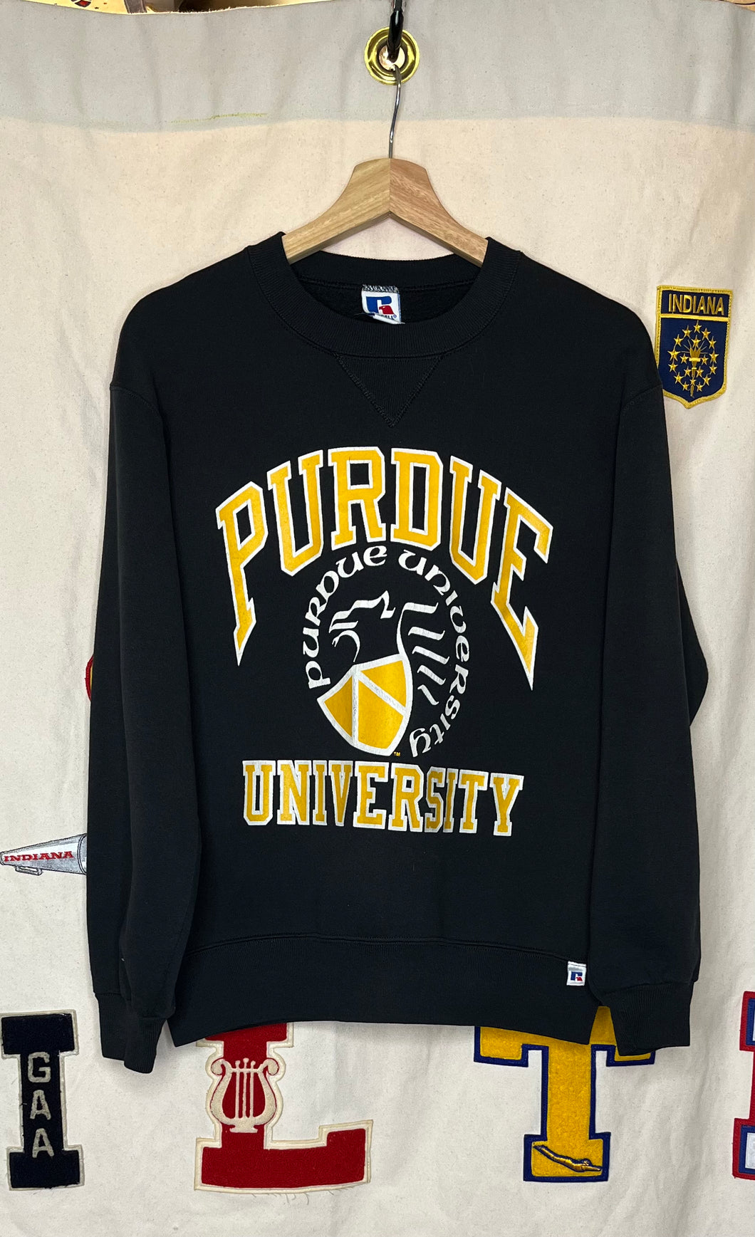 University of Purdue Boilermakers Russell Athletic Crewneck: M