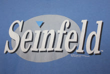 Load image into Gallery viewer, Seinfeld Logo NBC TV 1996 Show Blue T-Shirt: 2XL
