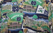 Load image into Gallery viewer, Notre Dame University Reyn Spooner Hawaiian Button Up Shirt: Large
