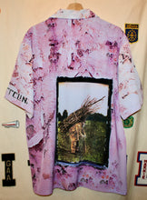 Load image into Gallery viewer, Led Zeppelin IV Pink Button Up Shirt by Dragonfly: Large
