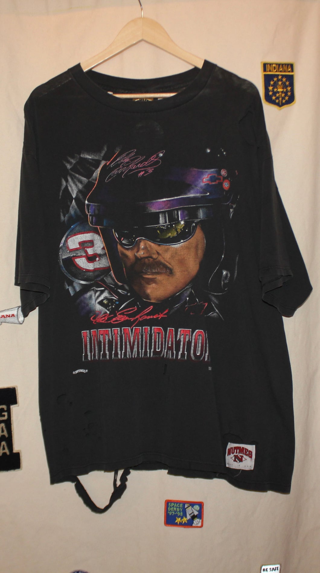 Thrashed Dale Earnhardt Intimidator T-Shirt: XL