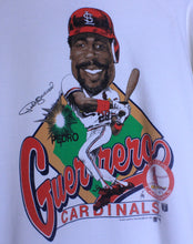 Load image into Gallery viewer, Vintage St.Louis Cardinals Pedro Guerrero Caricature White Crewneck Sweatshirt: XL
