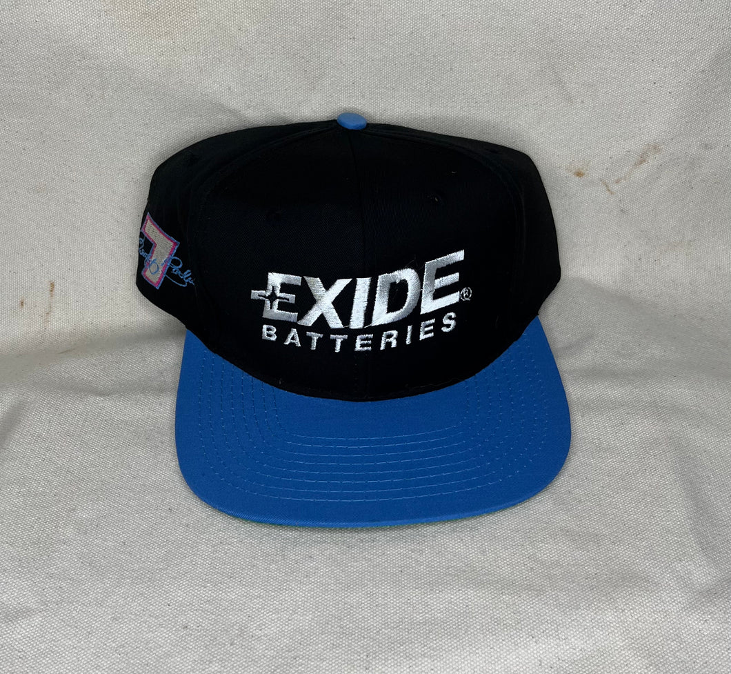 Deadstock Geoff Bodine Nascar Exide Batteries Snapback Hat