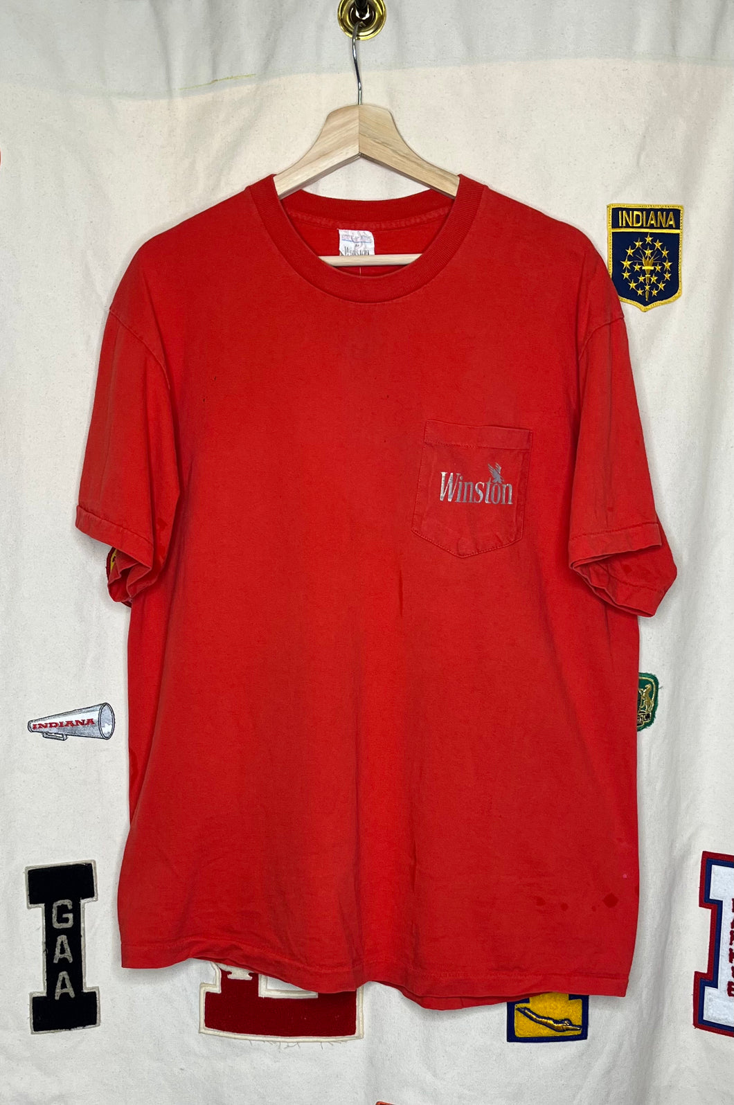 Winston Tobacco Eagle Red T-Shirt: XL