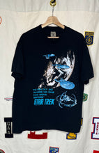 Load image into Gallery viewer, Vintage Star Trek Earth Black T-Shirt: XL
