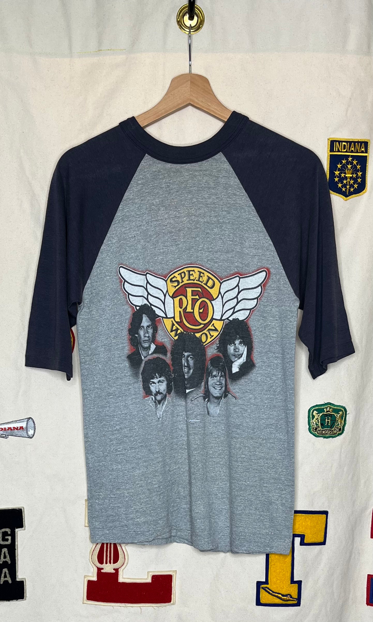 Vintage 1983 REO Speedwagon Tour Raglan outlet T-Shirt