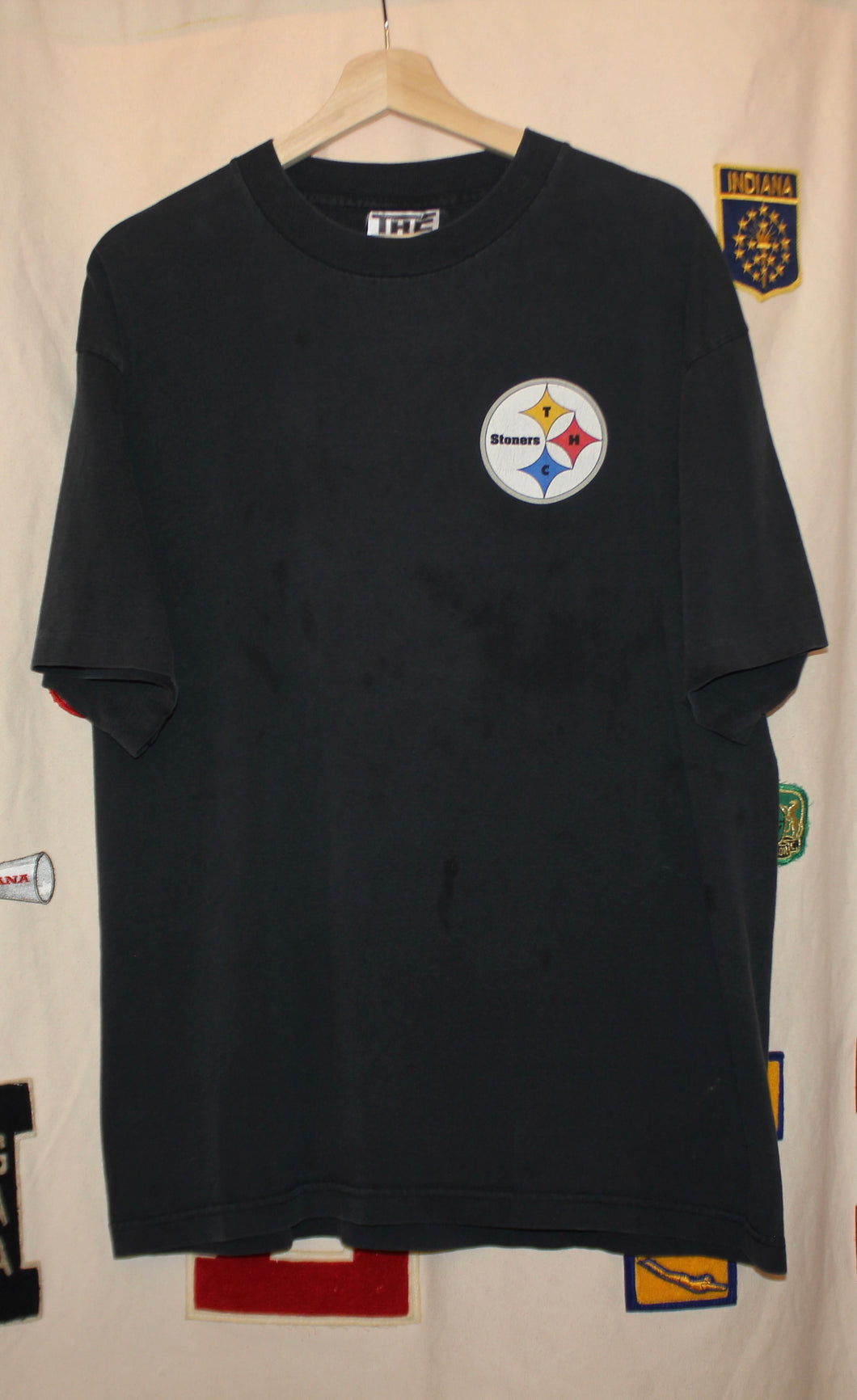 THC Pittsburgh Steelers Parody T-Shirt: M/L